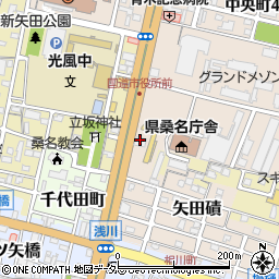 ガスト桑名店周辺の地図