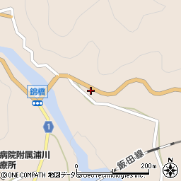 静岡県浜松市天竜区佐久間町浦川3379周辺の地図