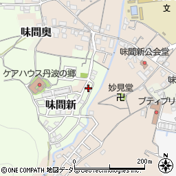 兵庫県丹波篠山市味間南2-6周辺の地図