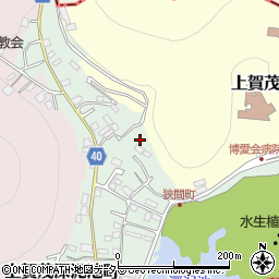 京都府京都市北区上賀茂狭間町17-12周辺の地図