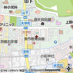 岡山県津山市大手町2-14周辺の地図