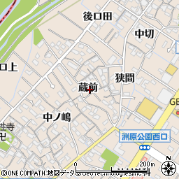 愛知県刈谷市井ケ谷町蔵前周辺の地図