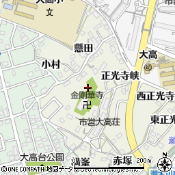 愛知県名古屋市緑区大高町北横峯89周辺の地図