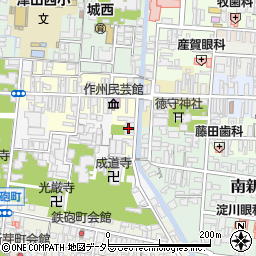 岡山県津山市西今町7周辺の地図