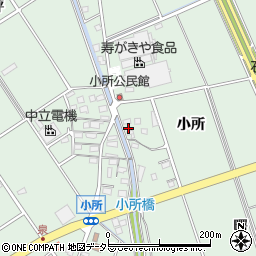 愛知県豊明市沓掛町小所周辺の地図