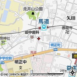 桑名馬道郵便局 ＡＴＭ周辺の地図