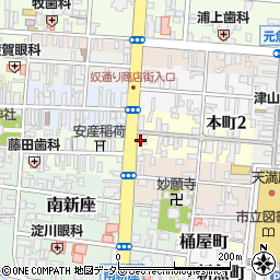 臼井茂松園茶舗周辺の地図