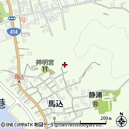 静岡県沼津市馬込周辺の地図