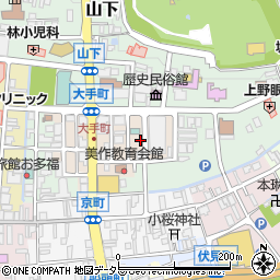 岡山県津山市大手町2-5周辺の地図