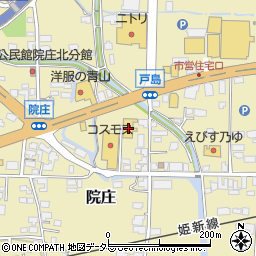岡山県津山市院庄961周辺の地図