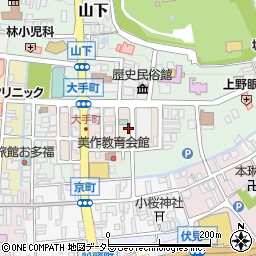 岡山県津山市大手町2-4周辺の地図