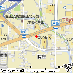 岡山県津山市院庄1004周辺の地図