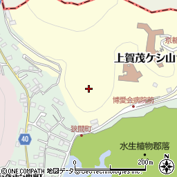 京都府京都市北区上賀茂深泥白木山町周辺の地図