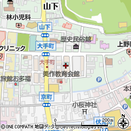 岡山県津山市大手町2-16周辺の地図