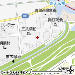 新川工業所周辺の地図