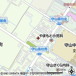 滋賀県守山市金森町640-32周辺の地図