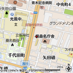 三重トヨタ　桑名店周辺の地図