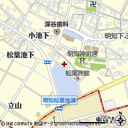 愛知県みよし市明知町松葉池浦35周辺の地図