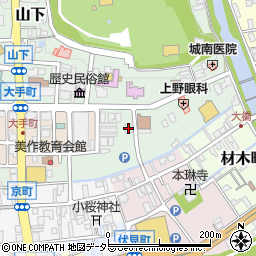 日本政策金融公庫　津山支店国民生活事業周辺の地図