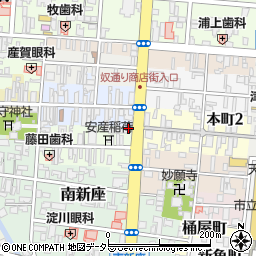 平和タクシー津山株式会社周辺の地図