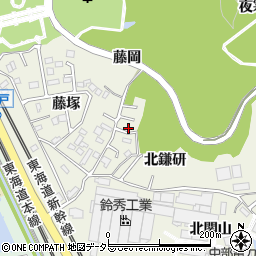 愛知県名古屋市緑区大高町北鎌研5周辺の地図