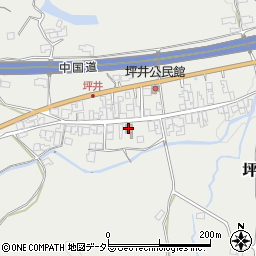 坪井郵便局周辺の地図