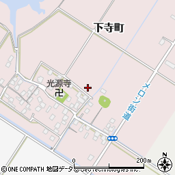 滋賀県草津市下寺町周辺の地図