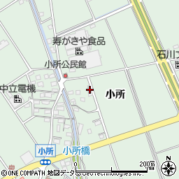 愛知県豊明市沓掛町小所223周辺の地図