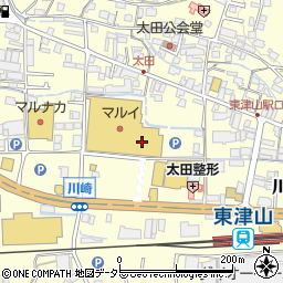 エディオン津山本店　サービスステーション周辺の地図