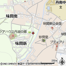兵庫県丹波篠山市味間南1周辺の地図