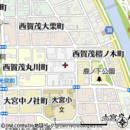 西賀茂変電所周辺の地図