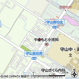 滋賀県守山市金森町640-47周辺の地図