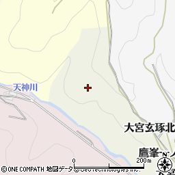 京都府京都市北区鷹峯一ノ坂周辺の地図