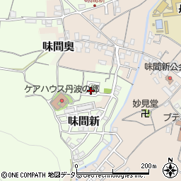 兵庫県丹波篠山市味間南586-15周辺の地図