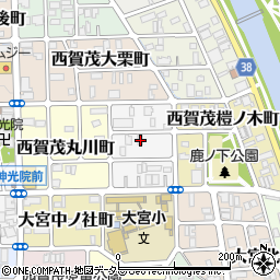 京都府京都市北区西賀茂南大栗町18周辺の地図