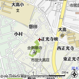 愛知県名古屋市緑区大高町北横峯91周辺の地図
