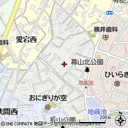 愛知県名古屋市緑区有松幕山周辺の地図