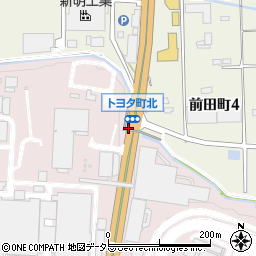 トヨタ町北周辺の地図