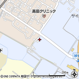 滋賀県野洲市妙光寺405周辺の地図