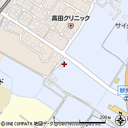 滋賀県野洲市妙光寺402周辺の地図