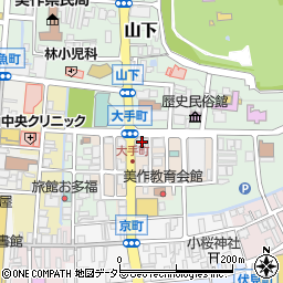 日本生命津山ビル周辺の地図