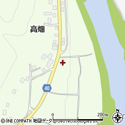 島根県邑智郡美郷町高畑116-1周辺の地図