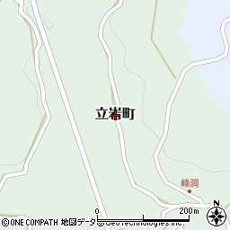 愛知県豊田市立岩町周辺の地図