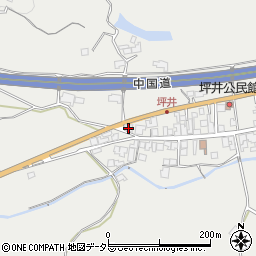 岡山県津山市坪井下1727-1周辺の地図