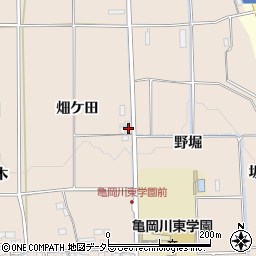 京都府亀岡市馬路町畑ケ田周辺の地図