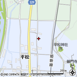 岡山県真庭市平松133周辺の地図