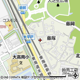 愛知県名古屋市緑区大高町藤塚43周辺の地図