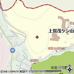 京都府京都市北区上賀茂深泥山神町周辺の地図
