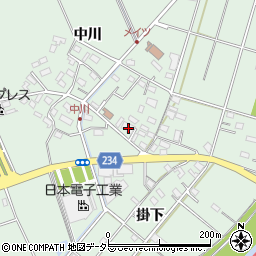 愛知県豊明市沓掛町中川212-3周辺の地図