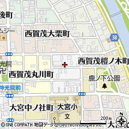 京都府京都市北区西賀茂南大栗町10周辺の地図